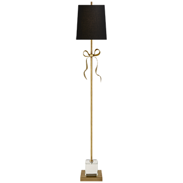 $800.00 Kate Spade Ellery Gros-Grain Bow Floor Lamp 