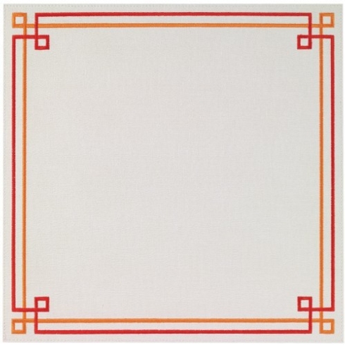 $28.00 Link Placemat (Red)