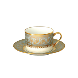 Ancienne Manufacture Royale   Elysee Tea Saucer $95.00