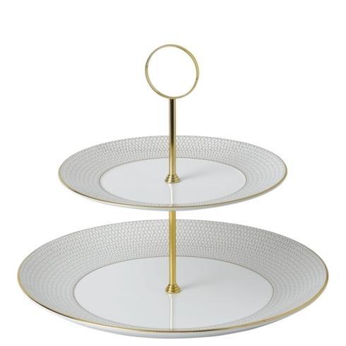 $150.00 Arris Two-Tier Cake Stand