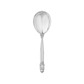 $595.00 Acorn Serving Spoon Small Sterling