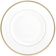 Pickard Signature   Signature Gold Dinner Plate no monogram in Ultra White $60.00