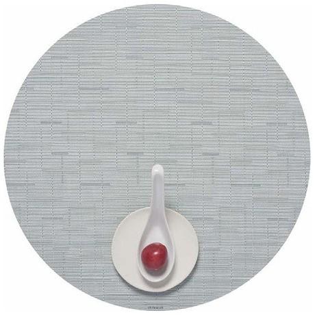 Basketweave Round Placemat - Seaglass - $16.00