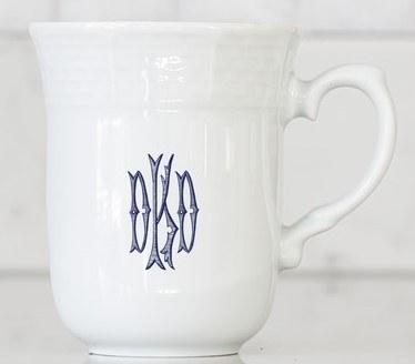 Sasha Nicholas   Weave Mug With Monogram $36.00