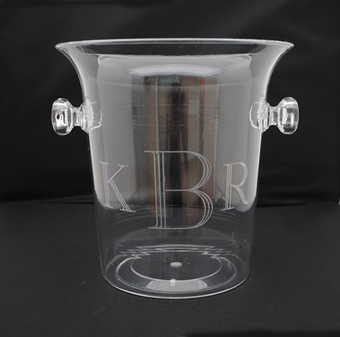 Tiger Lily  Acrylic 3.5 quart Ice Bucket/ Champagne Cooler $44.00