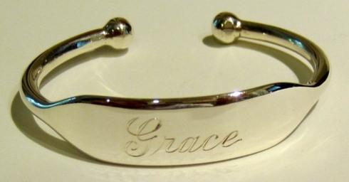 $122.00 Sterling Silver Baby’s Bracelet, Medium