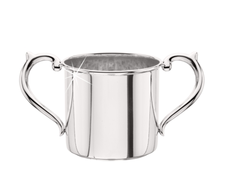 $288.00 Sterling Silver Baby Cup, Double Handle
