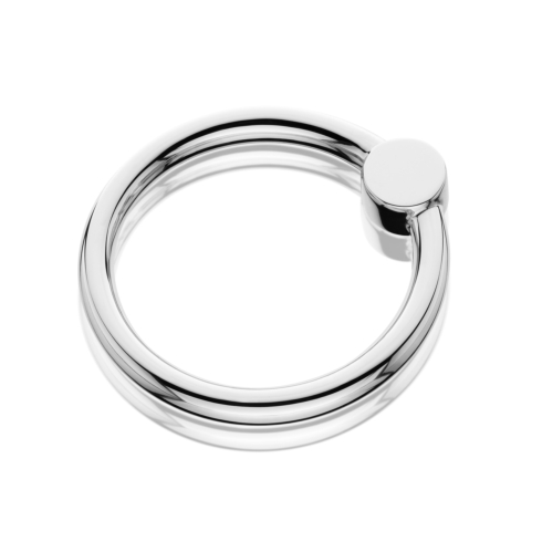 $78.00 Sterling Silver Circle Rattle