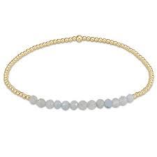 $38.00 Bliss Gold Pearl 2mm Bead Bracelet