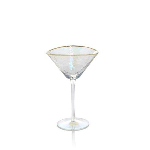 $19.50 Aperitivo Triangular Iridescent Martini Glass