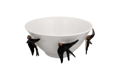 $350.00 Arte Bordallo Tall Bowl with Swallows