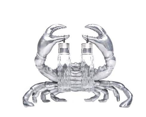 Arthur Court  Crab Hanging Salt & Pepper Set $49.00