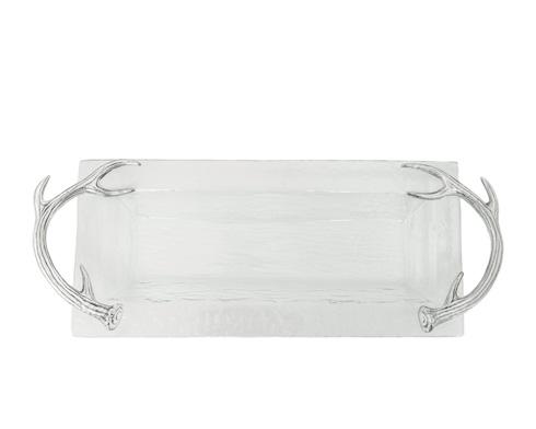 $79.00 Glass Oblong Tray