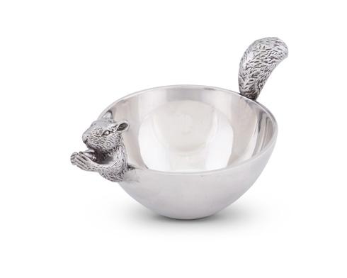 $49.00 Nut Bowl - Squirrel  Head/Tail Small