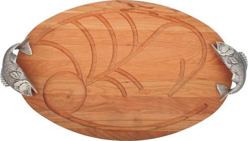 Vagabond House  River Life Carving Board Hook - Fish $209.00