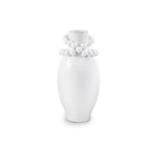 $22.50 Medium Beaded Stoneware Vase