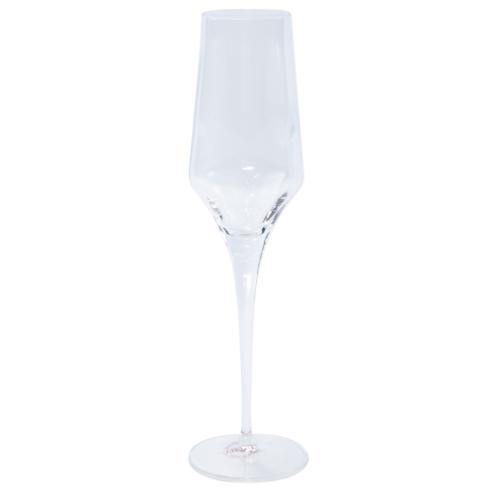 VIETRI  Contessa Clear Champagne Glass $25.00