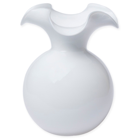 White Large Fluted Vase - $149.00