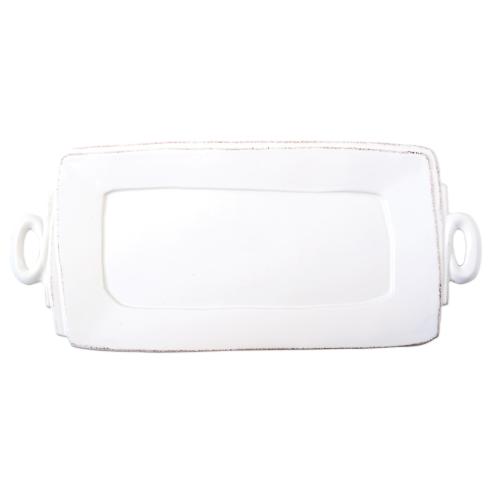 VIETRI  Lastra White Handled Rectangular Platter $137.00
