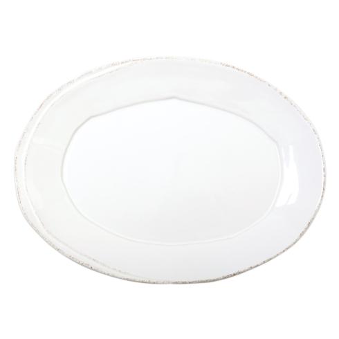 VIETRI  Lastra White Small Oval Platter $57.00
