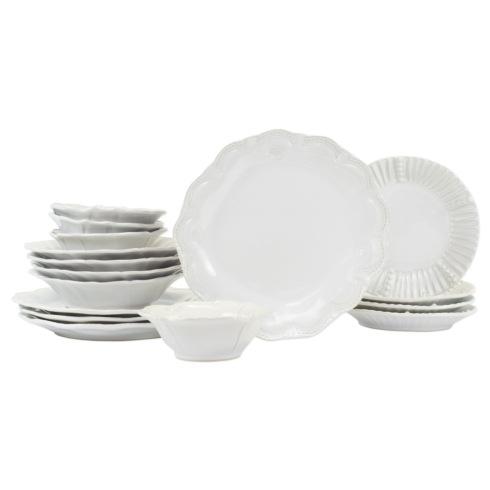 $796.00 White Assorted Sixteen-Piece Place Setting