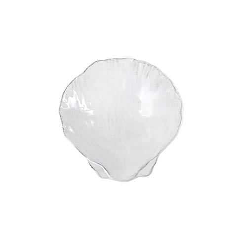 VIETRI  Acquatico White Medium Clam Shell $99.00