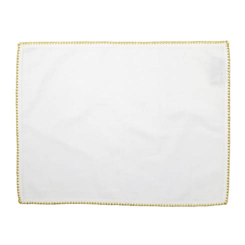 $40.00 Placemats with Gold Stitching - Set of 4