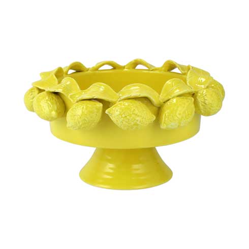$249.00 Yellow Footed Fruit Bowl