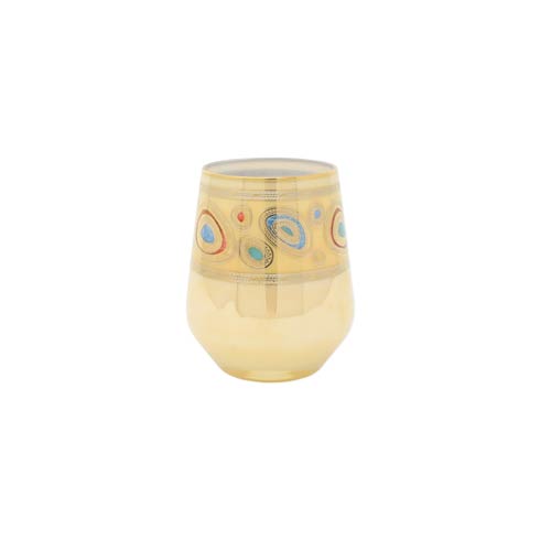 VIETRI  Regalia Cream Stemless Wine Glass $79.00