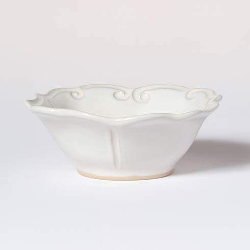 VIETRI Incanto Stone White Baroque Cereal Bowl $54.00