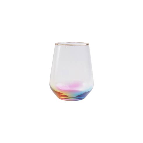 Viva by Vietri  Viva Rainbow Stemless Wine Glass $12.00