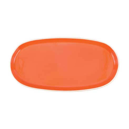 $66.00 Coral Narrow Oval Platter