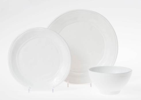 $83.00 White 3-Piece Place Setting