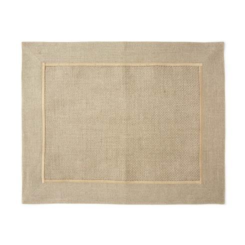 VIETRI  Whipstitch Natural Woven Placemat $34.00