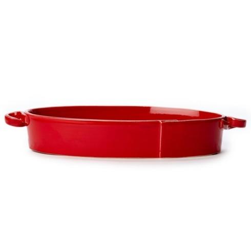 $137.00 Lastra Red Handled Oval Baker