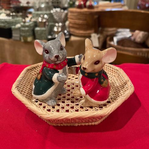William-Wayne & Co. Exclusives   Christmas Mice Salt and Pepper Shakers $40.00