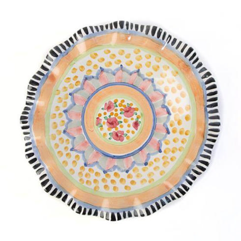 $78.00 Taylor Fluted Luncheon Plate – Cabbage Rose