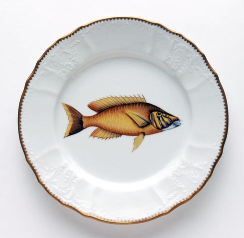 Gold/Lavender Dinner Plate