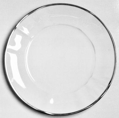 Simply Elegant Platinum Salad Plate