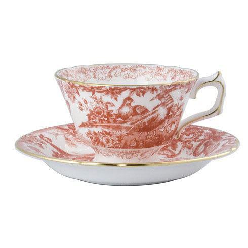 Aves Red Tea Saucer