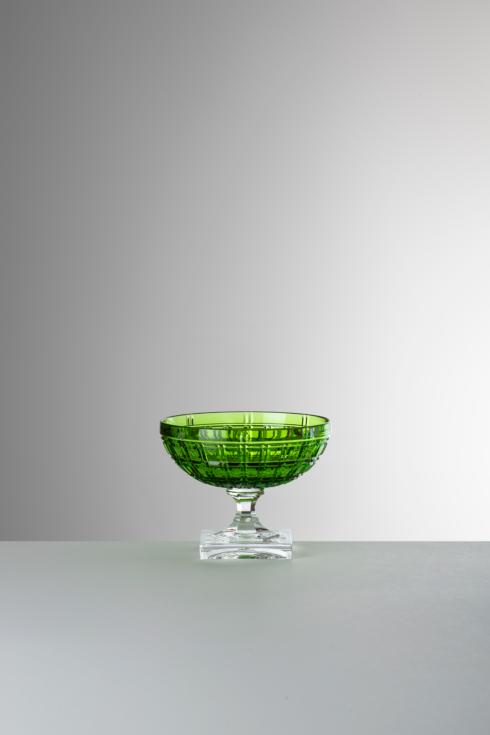 Footed Coupe Green