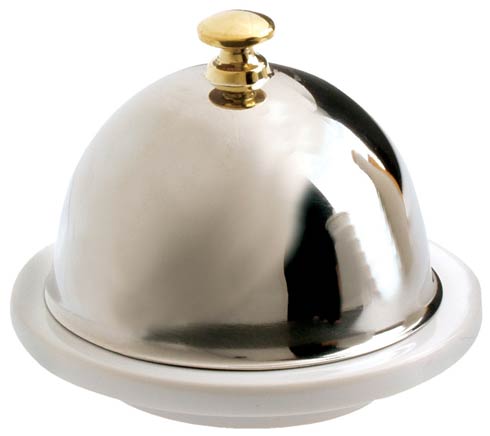 $40.00 Butter Dish + Stainless Steel Lid