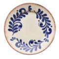 Abigails Casa Nuno Blue & White Dinner Plate, Scroll, Set Of 2