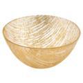 Badash Secret Treasure Handcrafted Glass With Metallic Accent Secret Treasure Handcrafted Glass Bowl D 8.75
