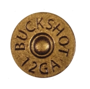 Buck Snort Lodge  Rustic/Lodge Shotgun Shell Brass Ox Cabinet Knob