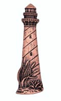 Buck Snort Lodge Nautical Lighthouse 2-15/16-in Center to Center  Copper Ox Cabinet Pull