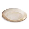Beatriz Ball New Orleans Glass Cracked Foil Leafing Round Platter (Gold)