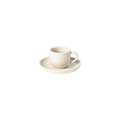 Casafina Pacifica Coffee Cup and Saucer, Vanilla