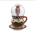 80 Teapot Nutcracker Snow Globe --- Only 2 remaining