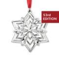 124.94 Gorham 2022 Annual Sterling Silver Snowflake Ornament - 53rd Edition --- Free shipping!